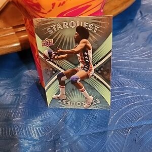 NEW STAR QUEST UPPER DECK JULIUS ERVING BASKETBALL CARD.